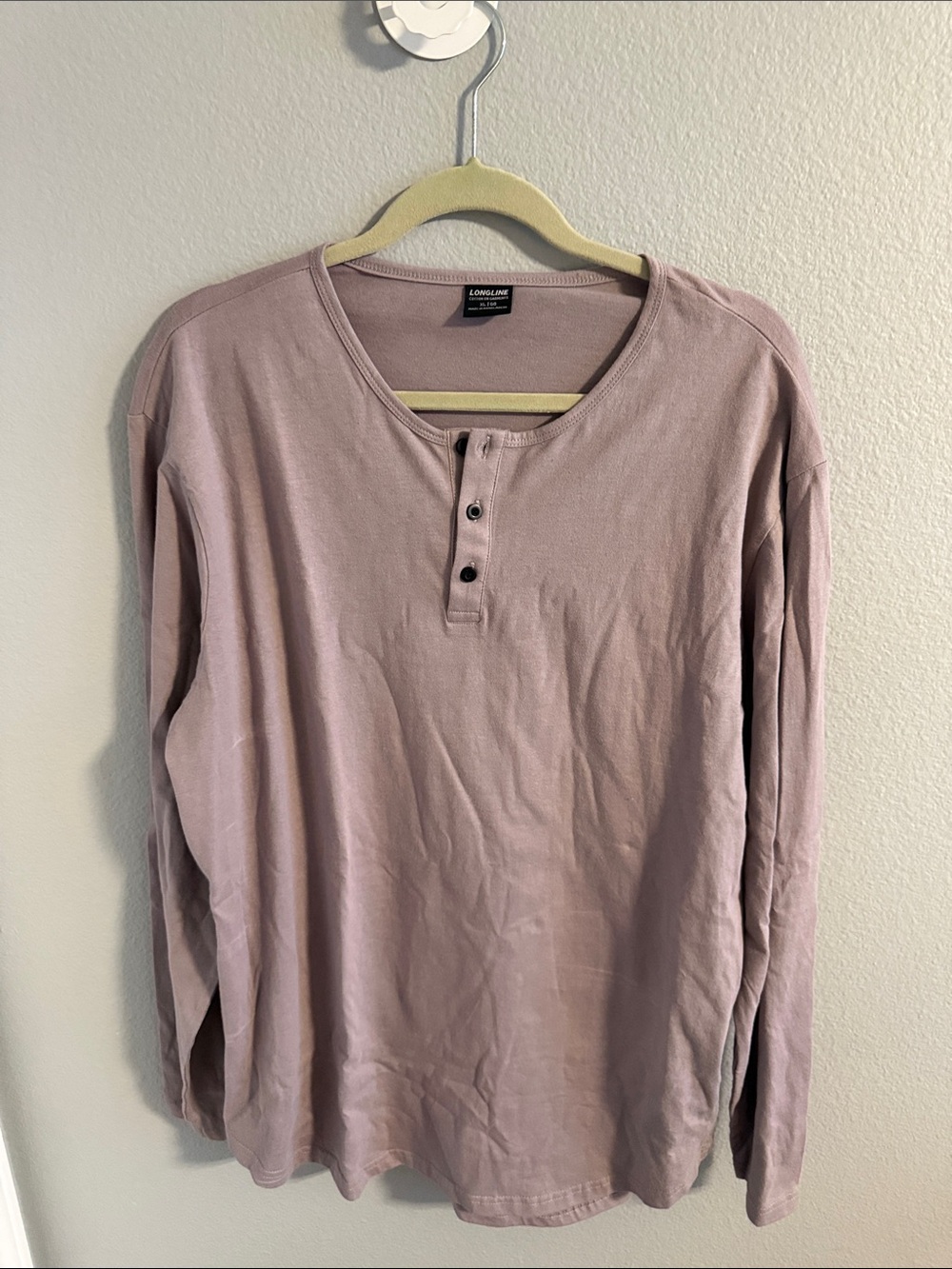 Men's Henley Long Sleeve Shirt